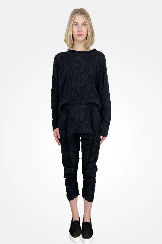 Wool Trousers - Black