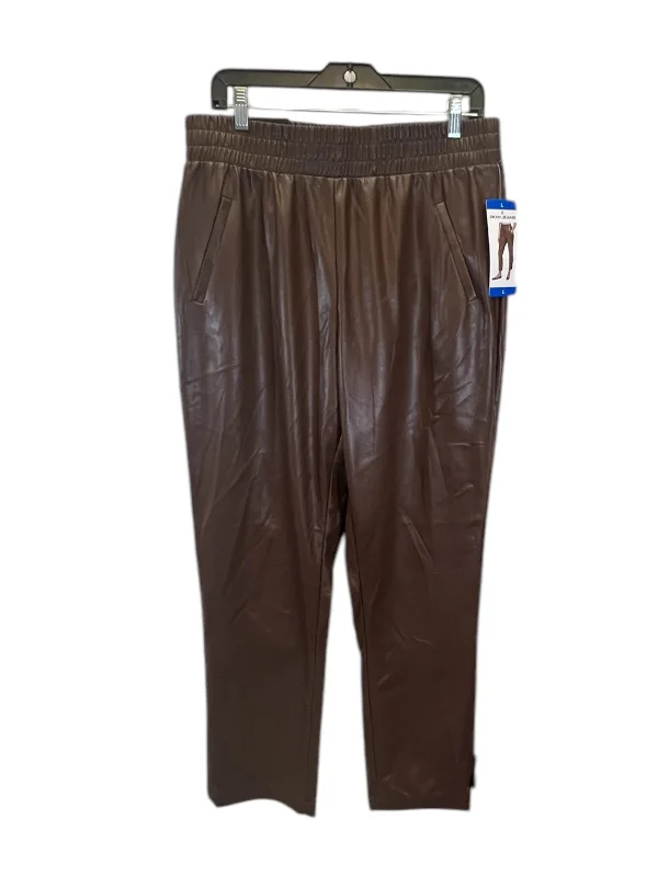 Pants Joggers By Dkny In Brown, Size: L