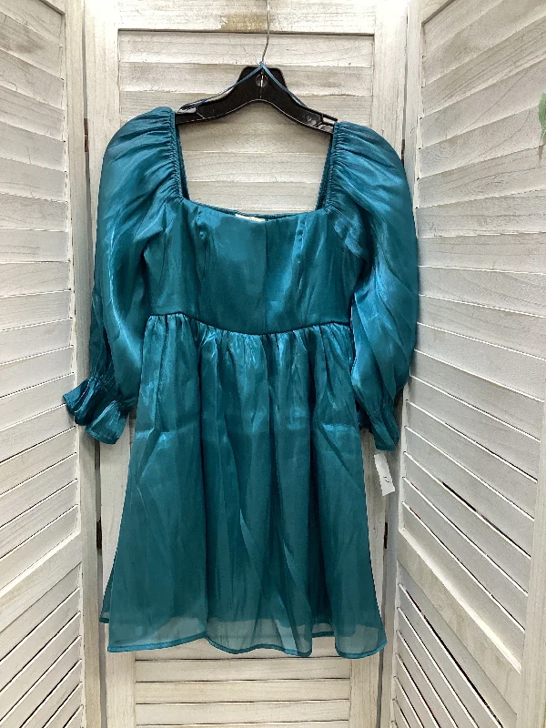 Dress Party Short By Clothes Mentor In Teal, Size: S