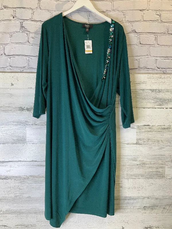 Dress Party Short By Msk In Green, Size: 3x