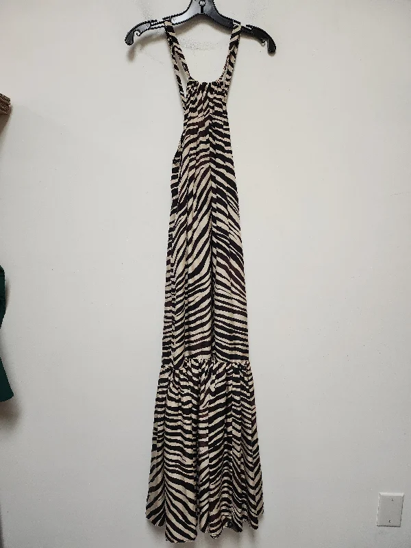 Animal Print Dress Casual Maxi Banana Republic, Size Xs