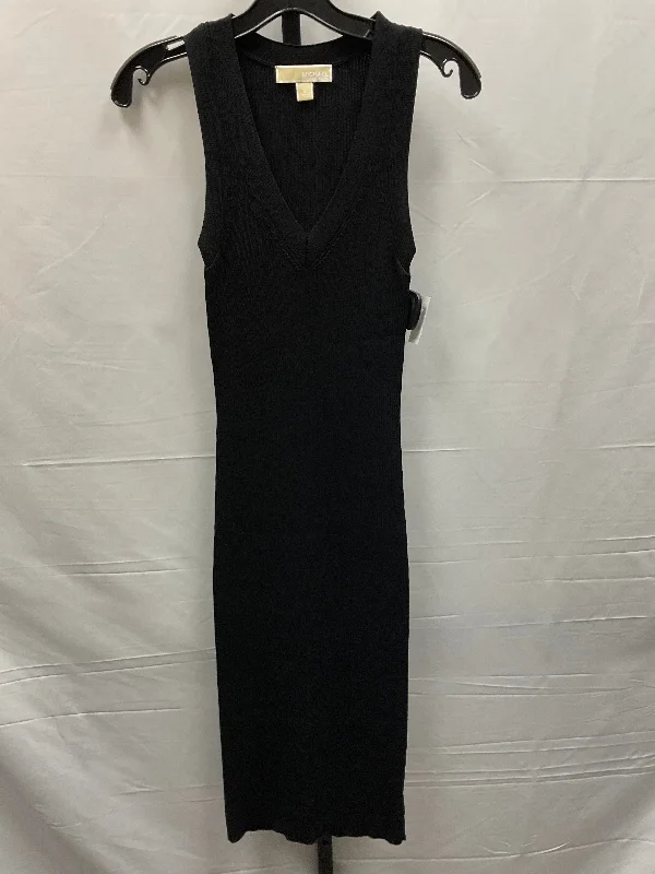 Black Dress Casual Maxi Michael By Michael Kors, Size S