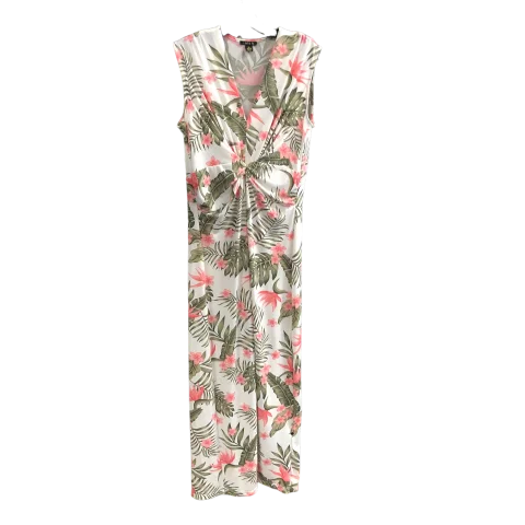 Floral Print Dress Casual Maxi Iman Hsn, Size M