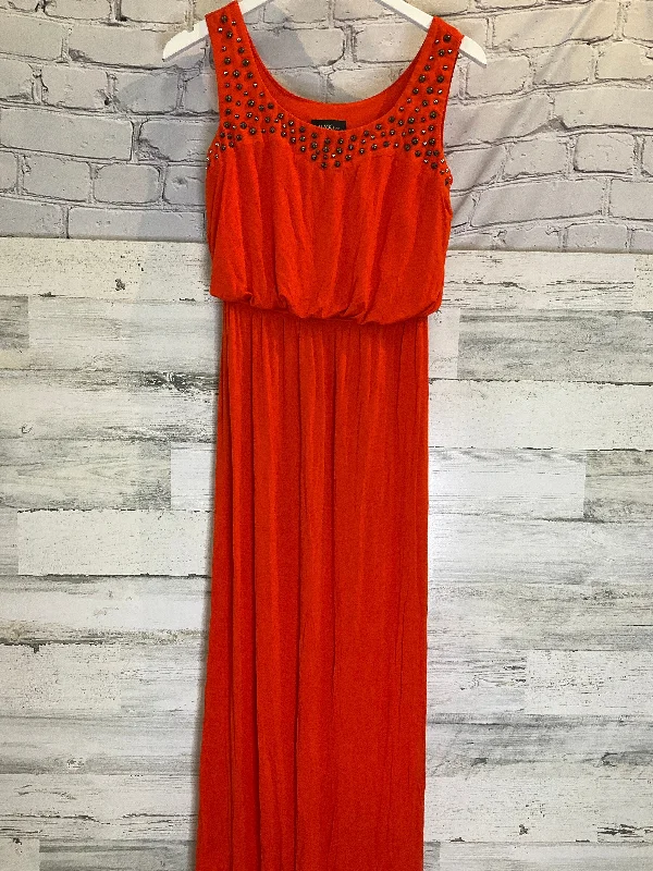 Orange Dress Casual Maxi Alyx, Size Xs