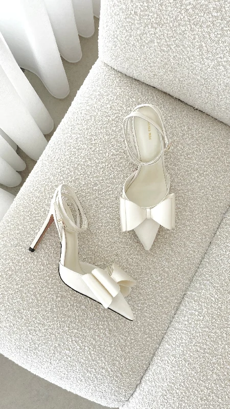 Carmen Heel - Ivory Satin